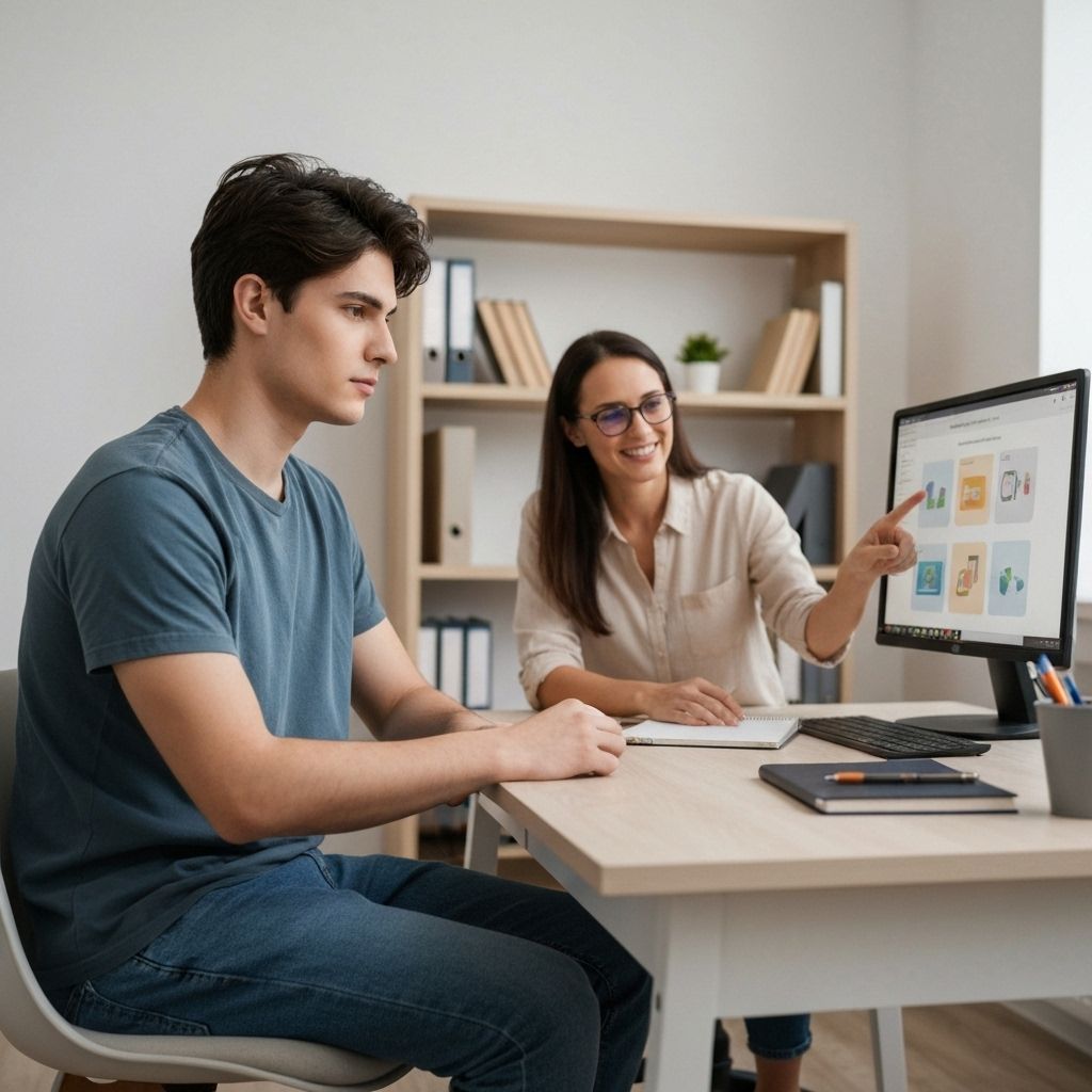 Online tutoring session